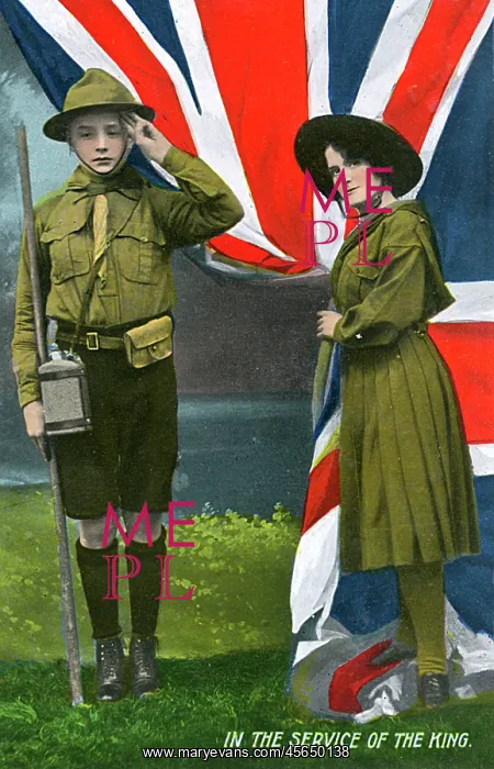 : In the service of the King - Scouts and Guides : In the service of the King - Scouts and Guides