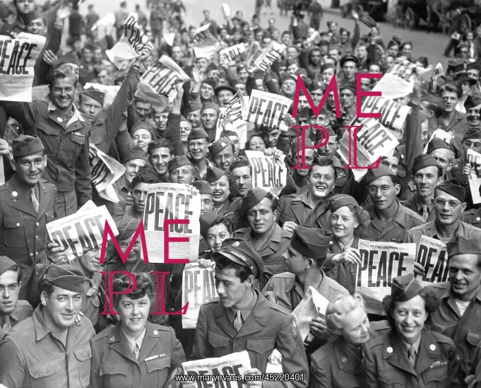 : Service men and women send up cheers at ? : Service men and women send up cheers at ?