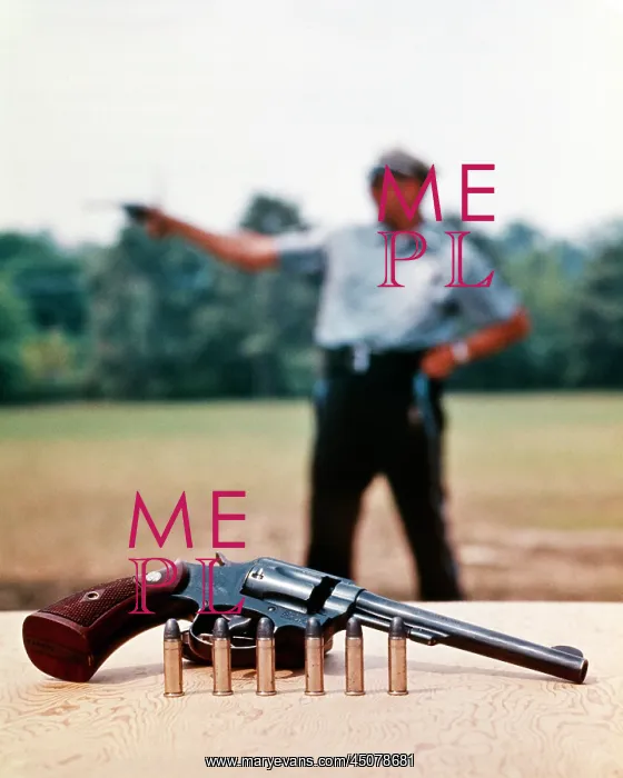 : Service Revolver Piston Gun and Ammunition Still : Service Revolver Piston Gun and Ammunition Still