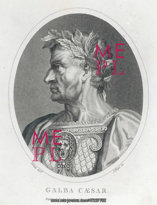  : GALBA. Servius Sulpicius GALBA Roman emperor, murdered by Otho