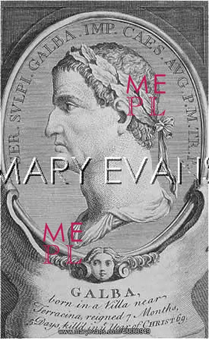  : GALBA. Servius Sulpicius GALBA Roman emperor, murdered by Otho