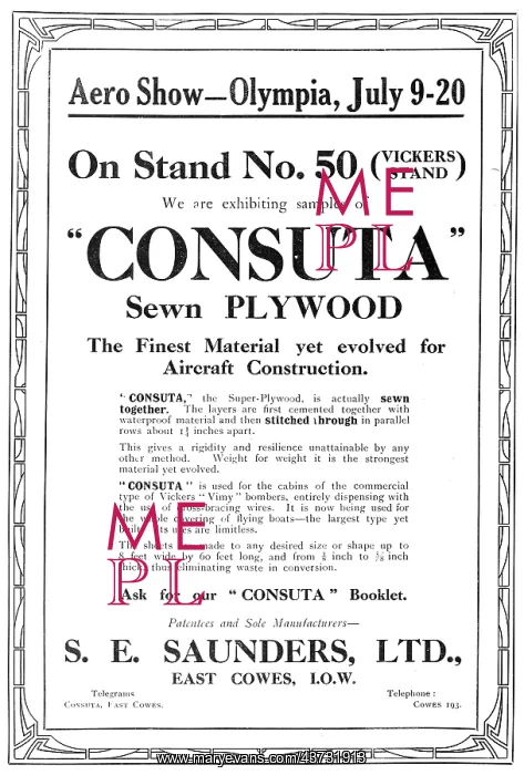 : S.E.Saunders - Consuta Sewn Plywwod : S.E.Saunders - Consuta Sewn Plywwod