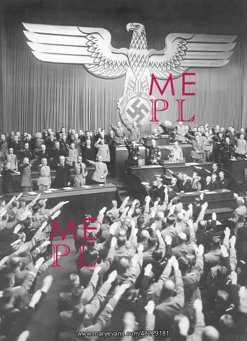 : Session of the Reichstag in Berlin's Kroll Opera House, 1937 : Session of the Reichstag in Berlin's Kroll Opera House, 1937