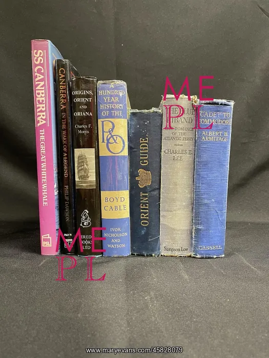 : Set of books on steamships and ocean liners : Set of books on steamships and ocean liners