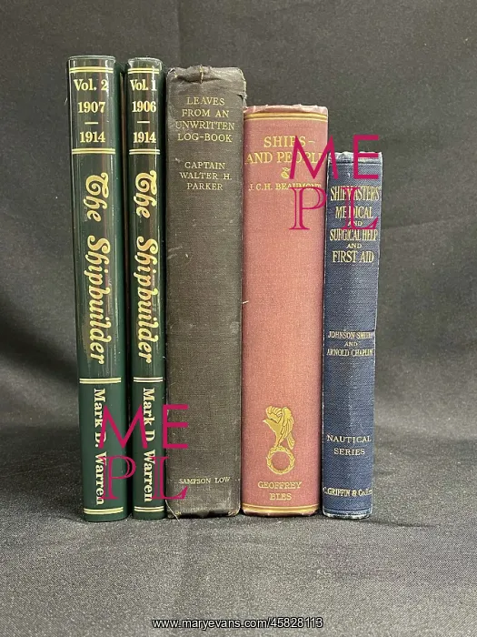 : Set of books on steamships and ocean liners : Set of books on steamships and ocean liners