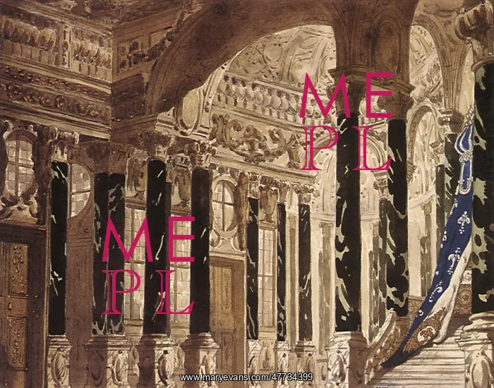  : Set design by Bakst for Sleeping Beauty
