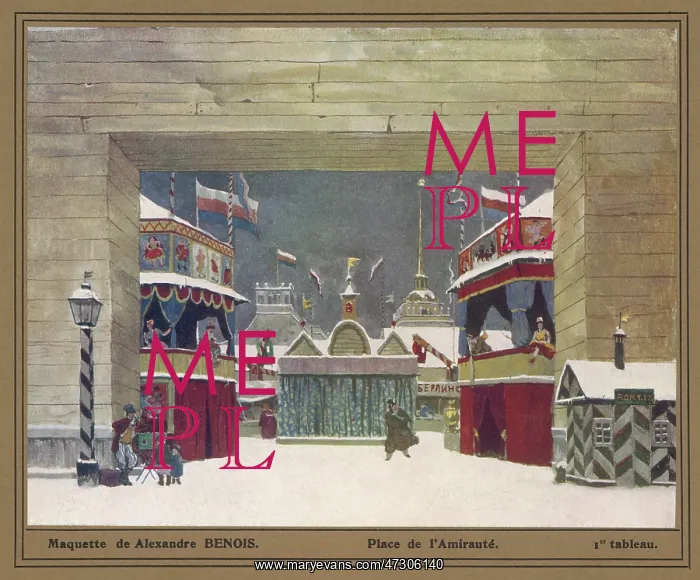 : Set design for Rimsky-Korsakov's opera Sadko : Set design for Rimsky-Korsakov's opera Sadko