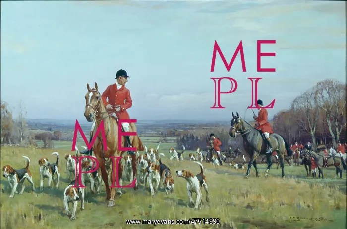 : Setting Out – hunting scene : Setting Out – hunting scene