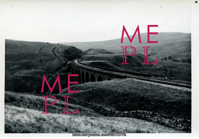 : Settle to Carlisle Railway Viaduct, Dent Head, Cumbria : Settle to Carlisle Railway Viaduct, Dent Head, Cumbria