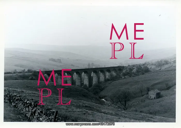 : Settle to Carlisle Railway Viaduct, Dent Head, Cumbria : Settle to Carlisle Railway Viaduct, Dent Head, Cumbria