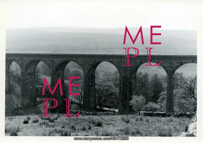 : Settle to Carlisle Railway Viaduct, Dent Head, Cumbria : Settle to Carlisle Railway Viaduct, Dent Head, Cumbria
