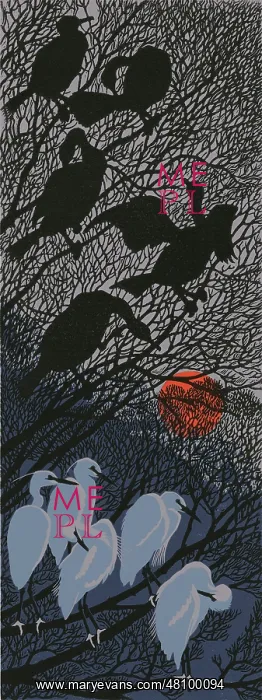 : Settling to Roost - Cormorants and Egrets : Settling to Roost - Cormorants and Egrets