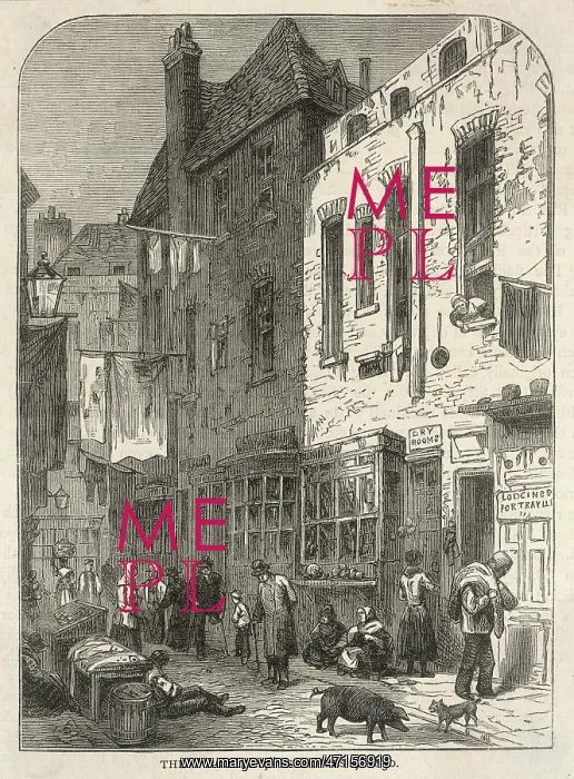 : Seven Dials - Slums - 1850 : Seven Dials - Slums - 1850
