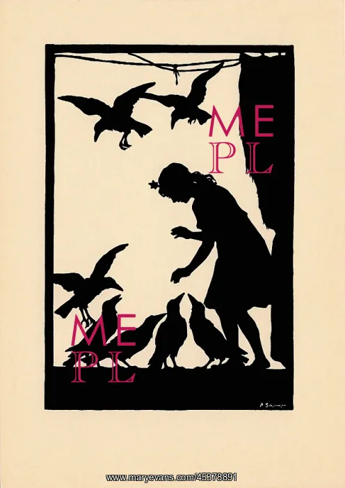 : The Seven Ravens in silhouette : The Seven Ravens in silhouette