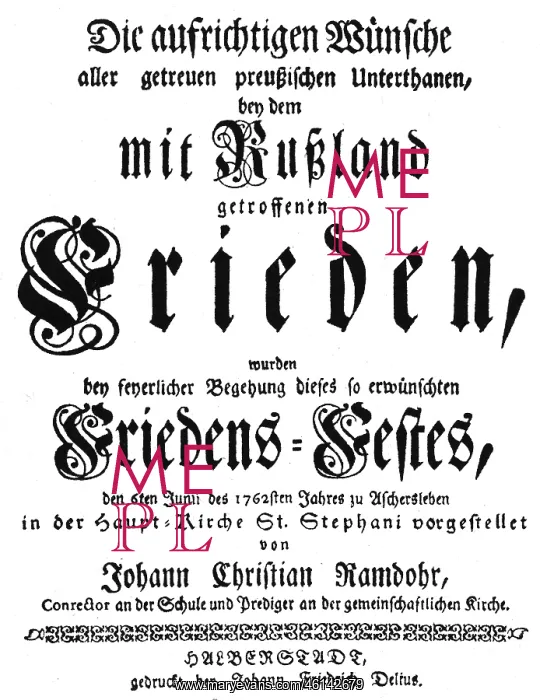 : Seven Years War 1756 - 1763 : Seven Years War 1756 - 1763