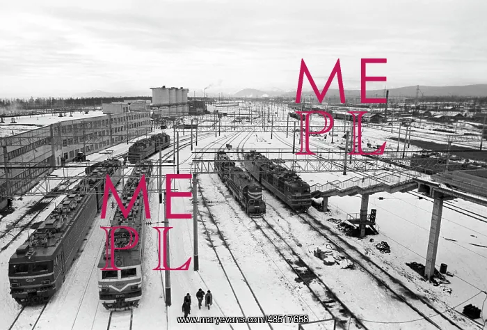 : Severobaykalsk railway station, 1989 : Severobaykalsk railway station, 1989