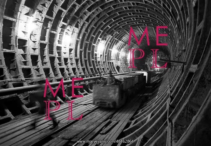 : Severomuysky Tunnel under construction, 1991 : Severomuysky Tunnel under construction, 1991