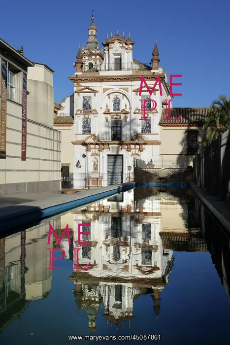 : Seville. View from the front of the Hospital de la Caridad : Seville. View from the front of the Hospital de la Caridad