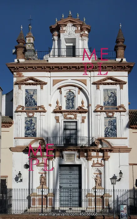 : Seville. View from the front of the Hospital de la Caridad : Seville. View from the front of the Hospital de la Caridad