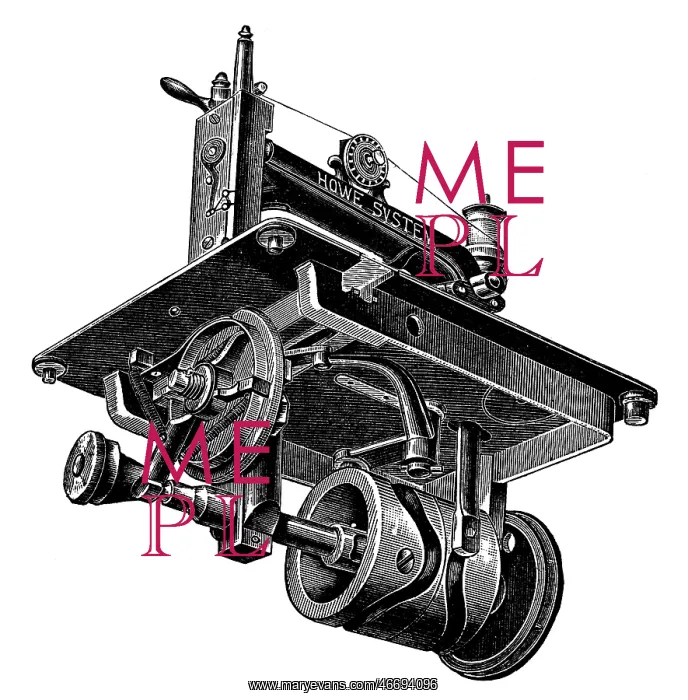 : Sewing machine, constructed by Elias Howe : Sewing machine, constructed by Elias Howe