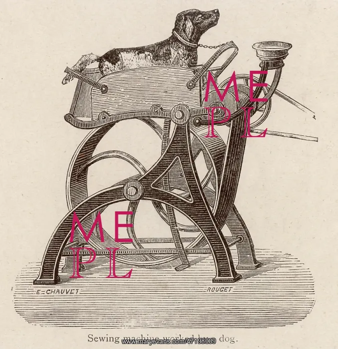 : SEWING MACHINE DOG POWER : SEWING MACHINE DOG POWER