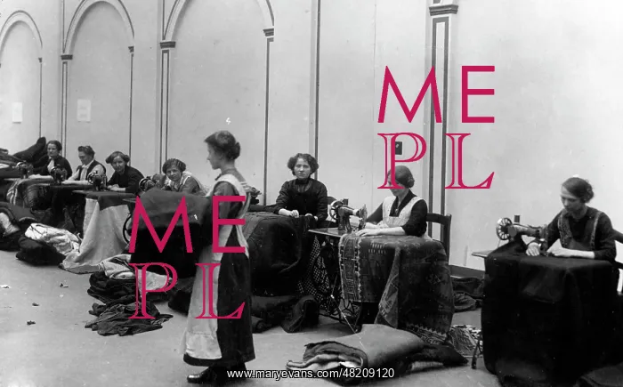 : Sewing for those in need, 1915 : Sewing for those in need, 1915