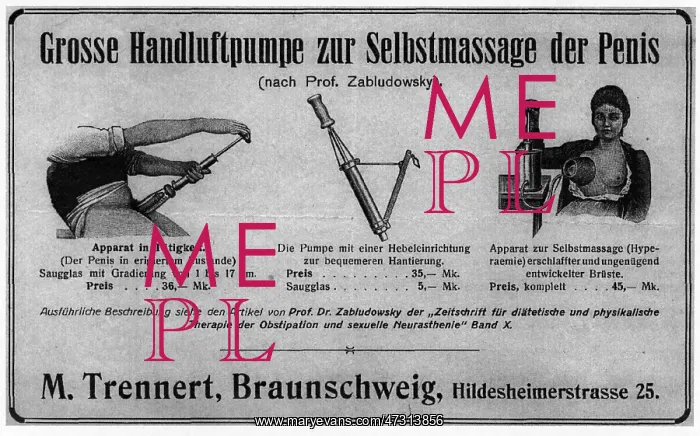 : Sex - Self-Massage Pump - 1900 : Sex - Self-Massage Pump - 1900