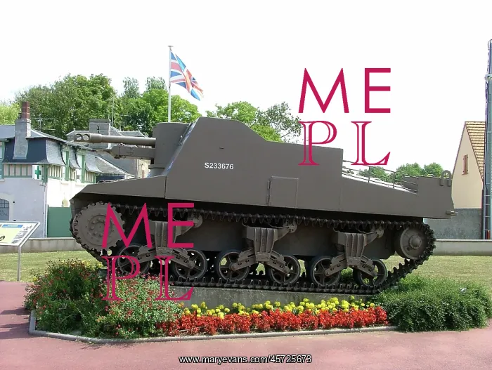 : Sexton Self Propelled Gun Ver sur Mer Normandy : Sexton Self Propelled Gun Ver sur Mer Normandy