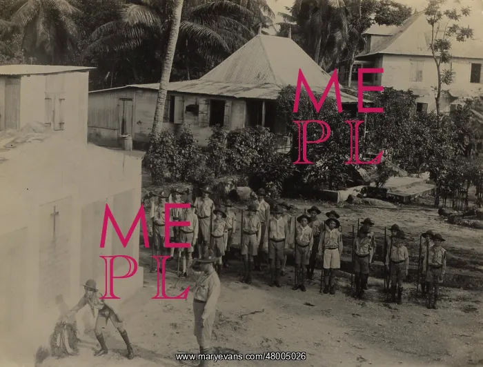 : Seychelles Scouts on Armistice Day : Seychelles Scouts on Armistice Day