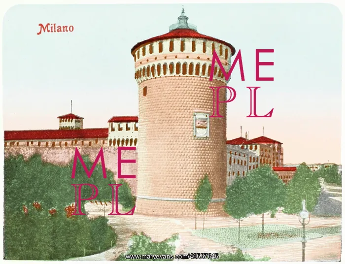 : The Sforza Tower - Milan, Italy : The Sforza Tower - Milan, Italy