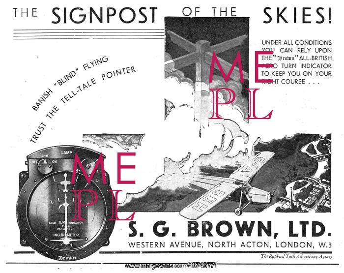 : S.G.Brown Aero Turn Indicator : S.G.Brown Aero Turn Indicator