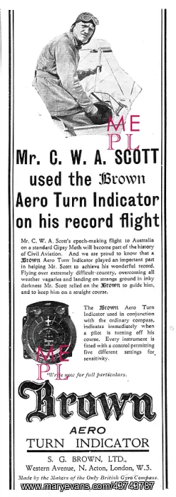 : S.G.Brown Aero Turn Indicator : S.G.Brown Aero Turn Indicator