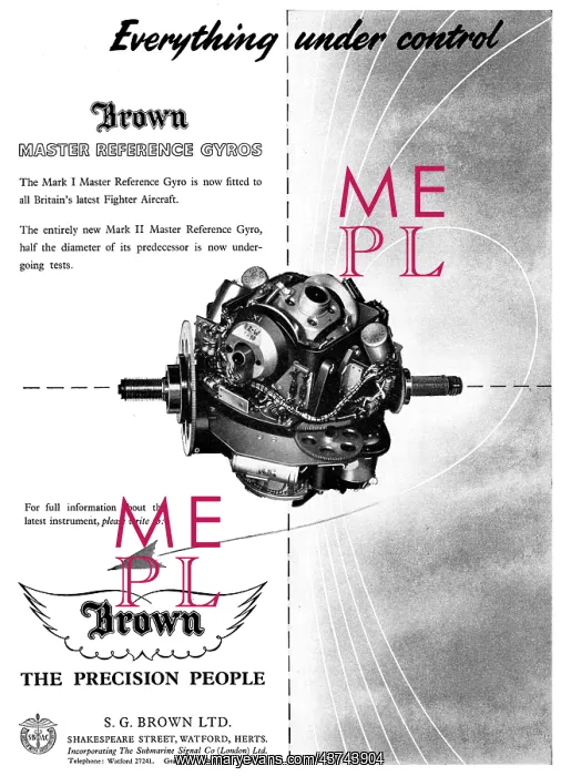 : S.G.Brown Gyroscopes For Aircraft : S.G.Brown Gyroscopes For Aircraft