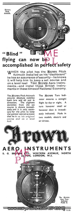 : S.G.Brown Pitch Azimuth Indicator : S.G.Brown Pitch Azimuth Indicator