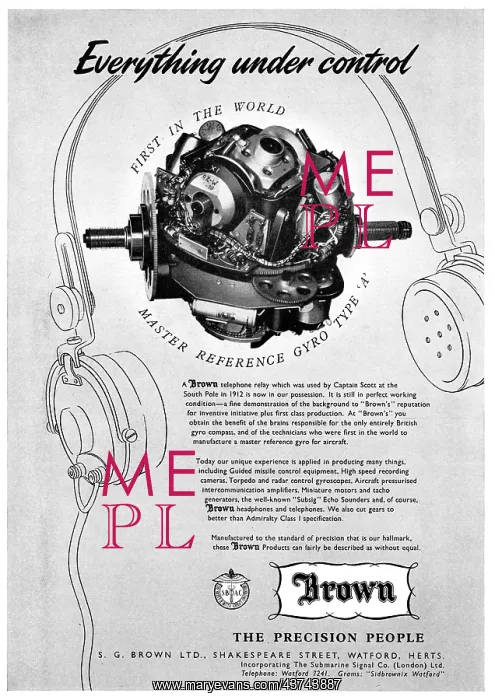: S.G.Brown Type A Master Reference Gyro : S.G.Brown Type A Master Reference Gyro