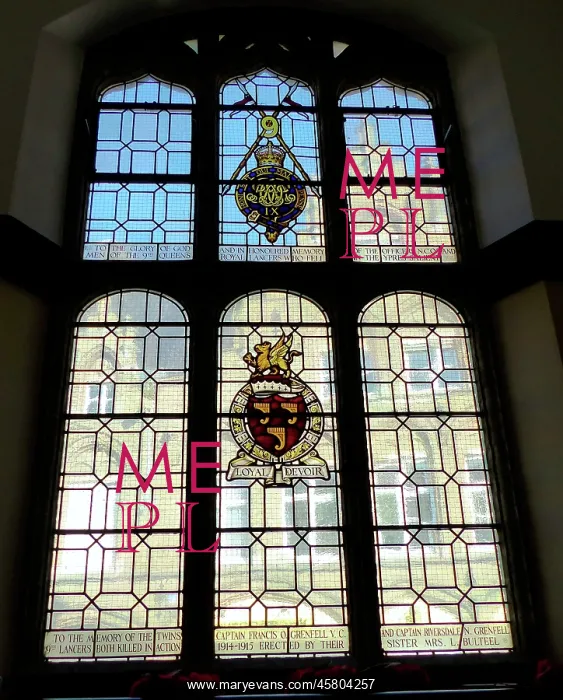 : SGW Grenfell Twins & 9th Lancers, St George's Church : SGW Grenfell Twins & 9th Lancers, St George's Church