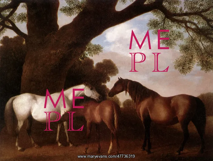  : Two Shafto Mares and a Foal, by Stubbs
