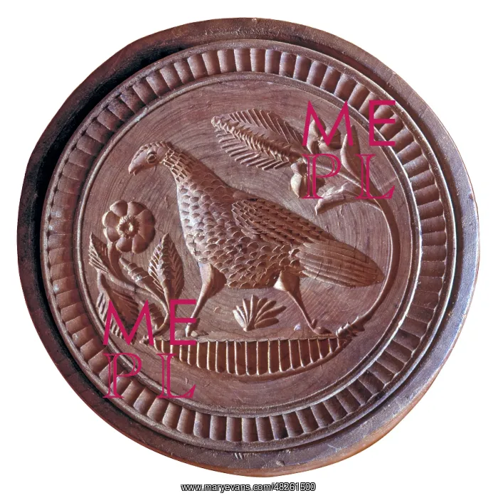 : Shaker Carved Butter Mold : Shaker Carved Butter Mold