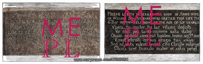 : SHAKESPEARE EPITAPH : SHAKESPEARE EPITAPH
