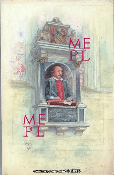 : Shakespeare memorial, Holy Trinity Church, Stratford : Shakespeare memorial, Holy Trinity Church, Stratford
