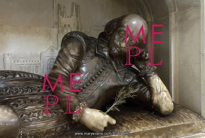 : Shakespeare Memorial, Southwark Cathedral, London, England : Shakespeare Memorial, Southwark Cathedral, London, England