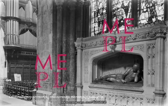 : Shakespeare Memorial at Southwark Cathedral : Shakespeare Memorial at Southwark Cathedral