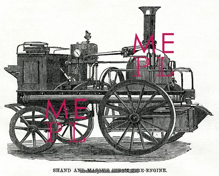: Shand and Mason's steam fire-engine 1859 : Shand and Mason's steam fire-engine 1859