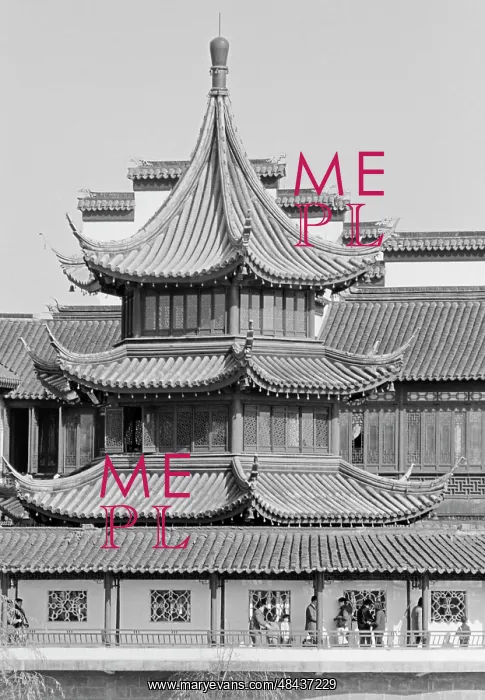 : Shanghai pagodas, 1990 : Shanghai pagodas, 1990