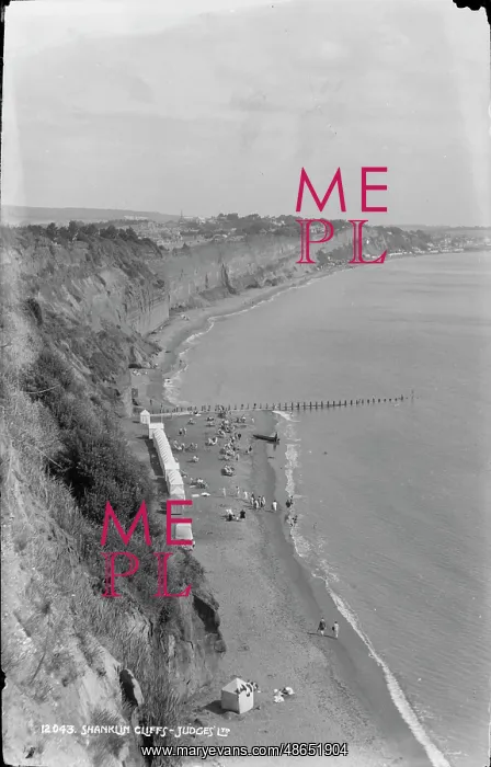 : Shanklin Beach and Cliffs : Shanklin Beach and Cliffs