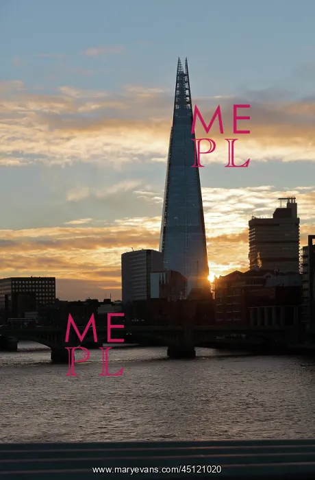 : The Shard and river Thames, London, England : The Shard and river Thames, London, England
