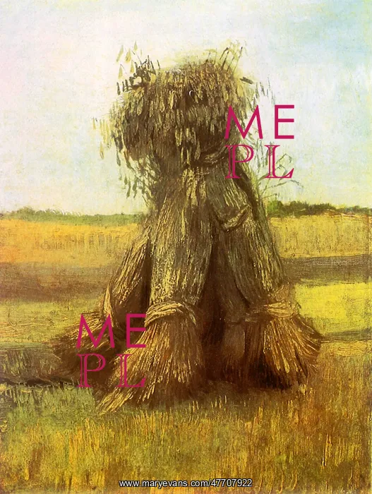 : Sheaves of Wheat in a Field, by Van Gogh : Sheaves of Wheat in a Field, by Van Gogh