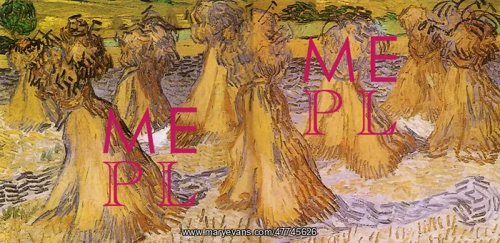 : Sheaves of Wheat, by Van Gogh : Sheaves of Wheat, by Van Gogh