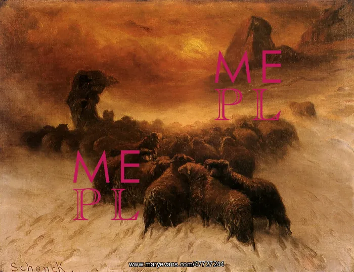  : Sheep in the Snowstorm