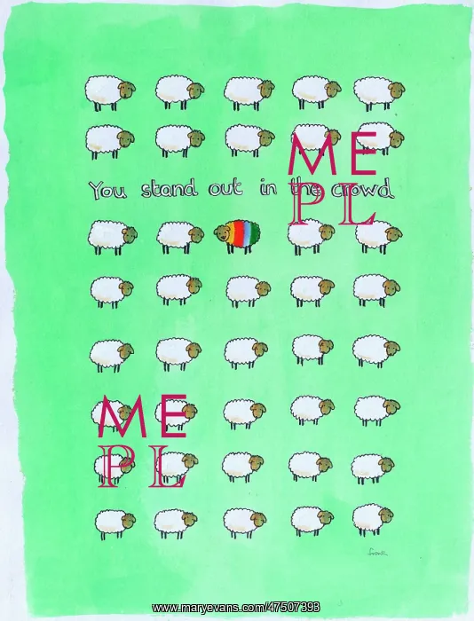 : Sheep - You stand out in the crowd : Sheep - You stand out in the crowd